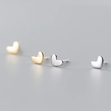 Dainty Heart Studs S925