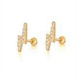 Crystal Pave Earrings S925