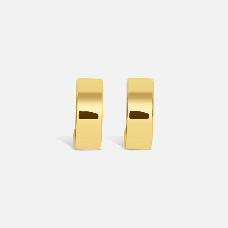 VINTAGE HOOP EARRING - GOLD