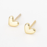 Dainty Heart Studs S925