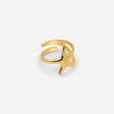 ADJUSTABLE SEA STAR RING - GOLD