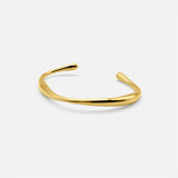 18K GOLD CURVED BRACELET