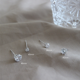 Pave Stud Earrings S925
