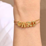 Bubble Name Bracelet