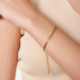 Unisex Herringbone Chain Bracelet