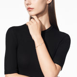 Mother Of Pearl Flower Station Bracelet