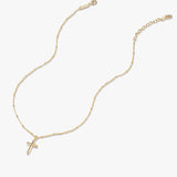 Edge Cross Necklace