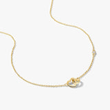 Interlocking Double Heart Necklace