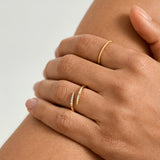 Wrap Crystal Claw Open Ring