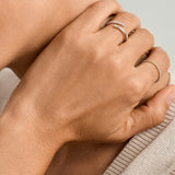 Wrap Crystal Claw Open Ring
