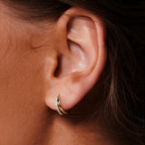 Double Semicircle Huggies