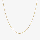 Cylinder Bead Chain Necklace