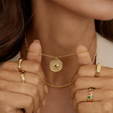 Golden Compass Necklace