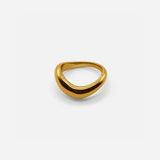 CURVED RING - GOLD