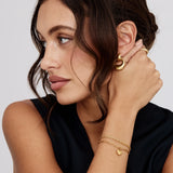 Paperclip Heart Charm Bracelet