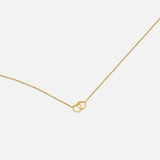 Interlock Heart Necklace - Gold