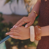 CONTOUR CUFF BRACELET - GOLD