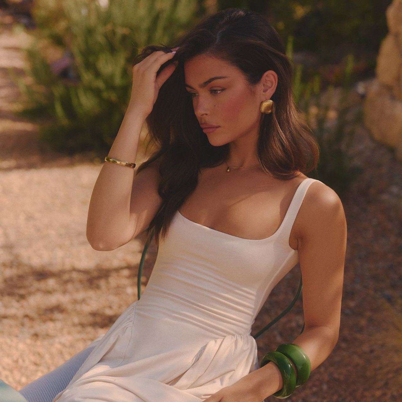 LARGE STACKING BANGLE - GOLD