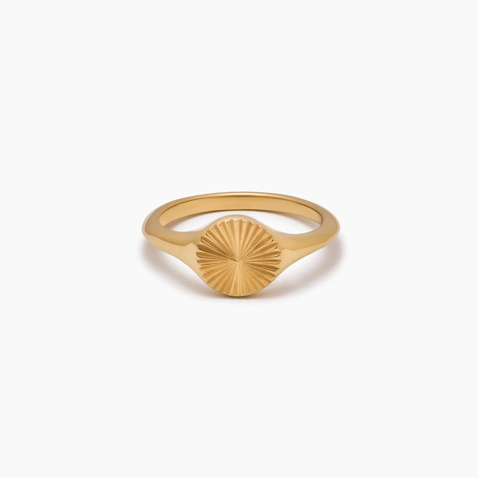 Sunburst Signet Ring