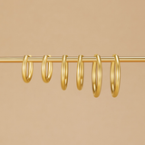 Triple Hoop Earrings Set