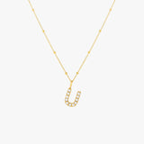 Pearl Initial Necklace