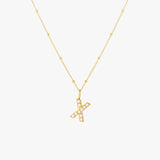 Pearl Initial Necklace