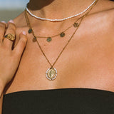 Sun Coins Choker