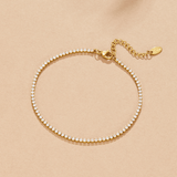 Cordelia Gold Tennis Anklet