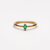 Dainty Emerald Ring