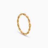 Dainty Double Twist Ring