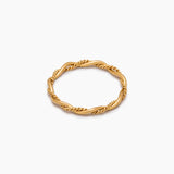 Dainty Double Twist Ring