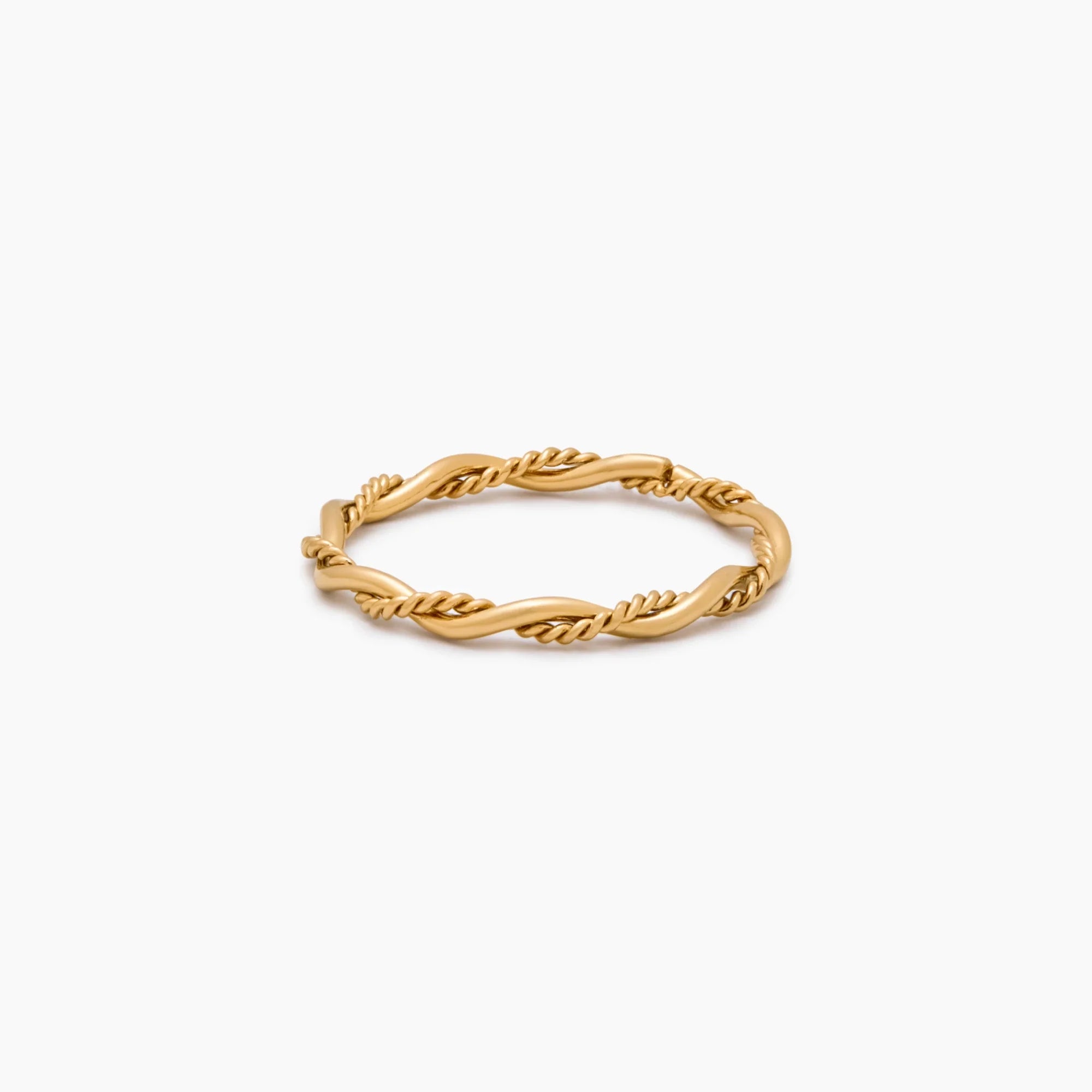 Dainty Double Twist Ring