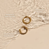 Hammered Hoops Earrings