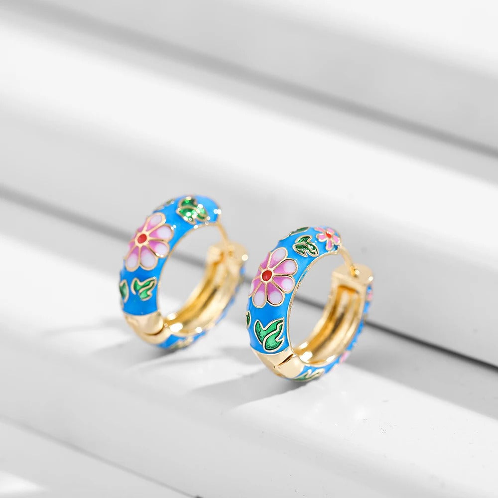 Wildflower Hoops