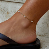 Nura Freshwater Pearl Anklet