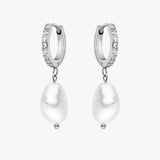 Freshwater Pearl Hoop Earrings