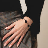 onyx clover motif
