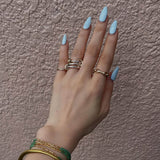 Aura Plain Interlocking Ring