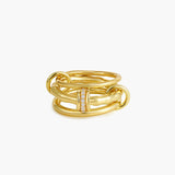Mathilde Sculpted Stack Ring