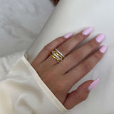 Ramona Rhinestone Stacked Ring