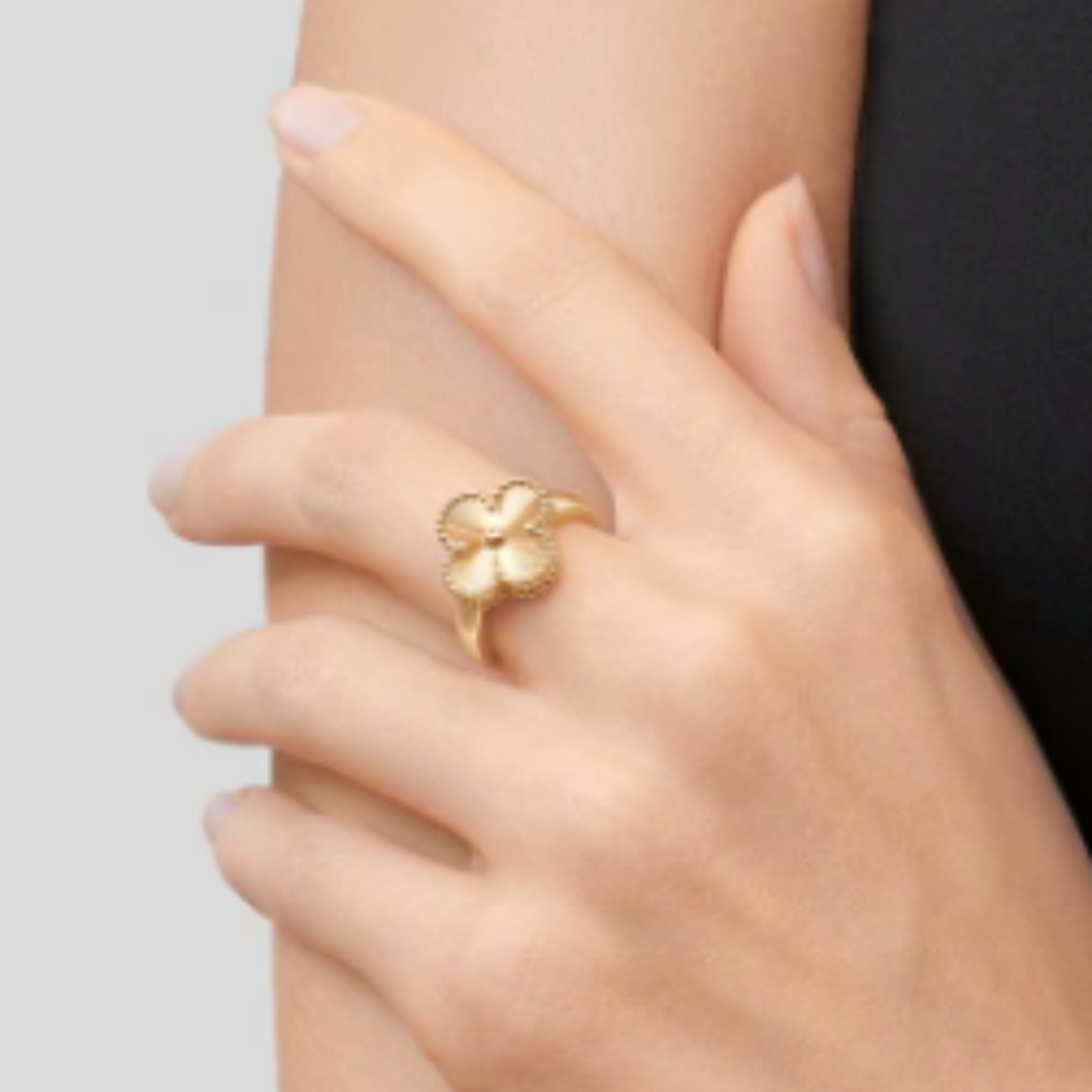 AMBER RING | GOLD