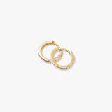 Pave Sapphire Huggies