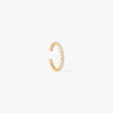 Bezel Sapphire Ear Cuff