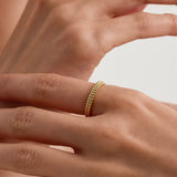 Duo Beaded Ring