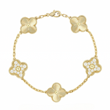 LUXURY CLOVER DIAMOND BRACELET