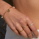Beaded Sparkly Ring